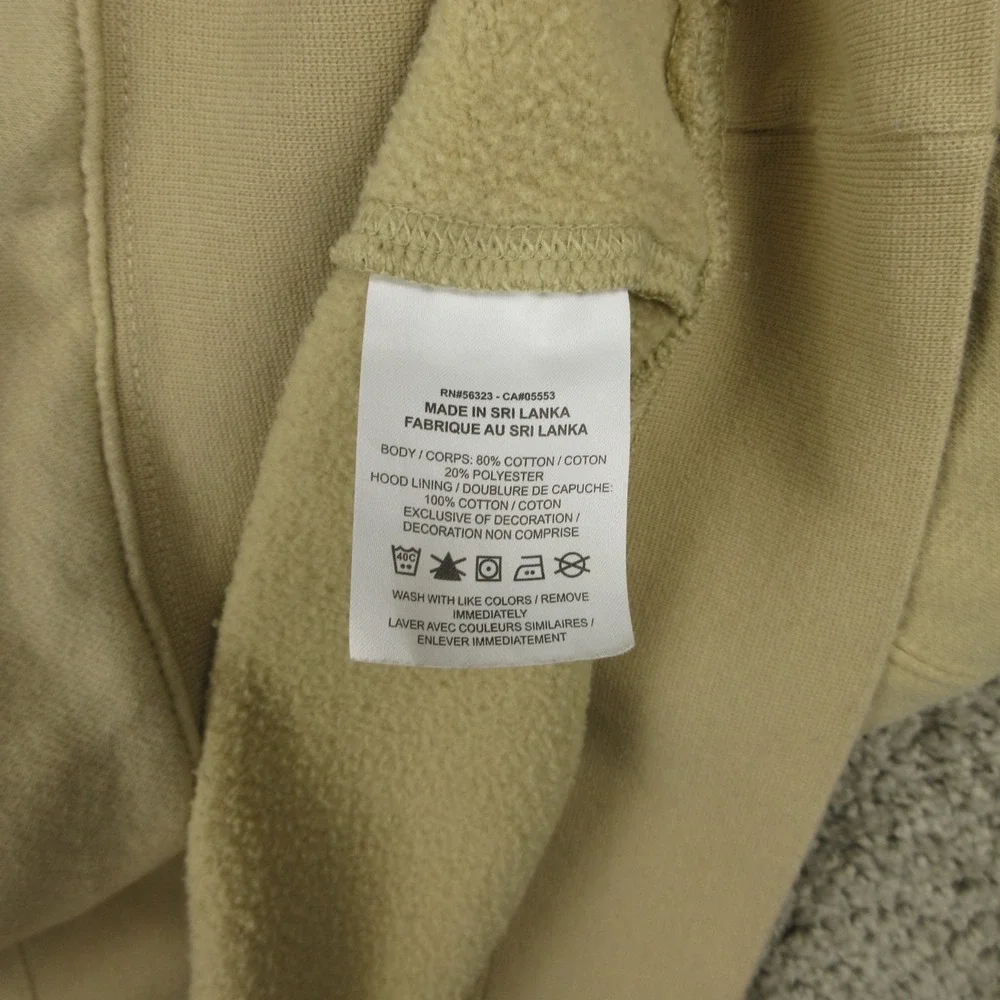 Nike Sweater Mens 2XL Beige Sportswear Club Fleece Pullover Hoodie Sweatshirt‎